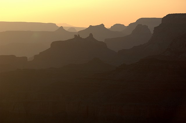 Grand Canyon Silhouettes