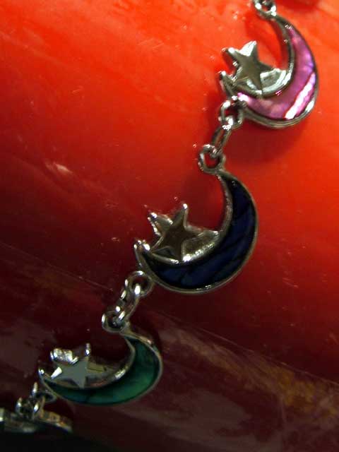 Moon and star charms...