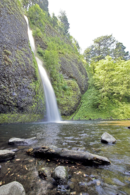 Lower Horsetail Falls