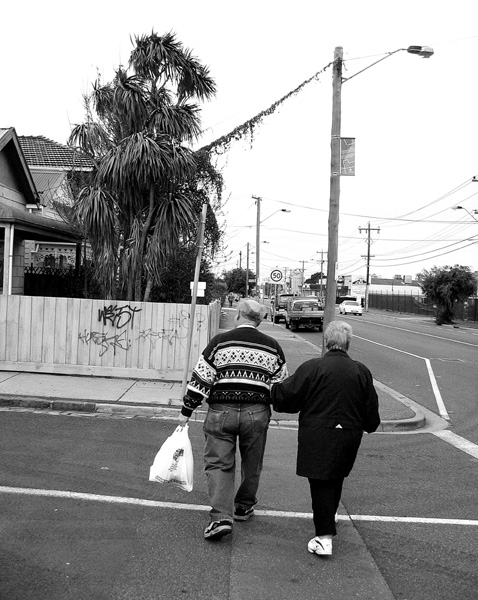 couple walking