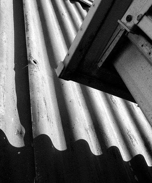corrugated iron