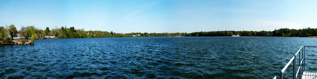 Panorama of Lake Ronkonkoma