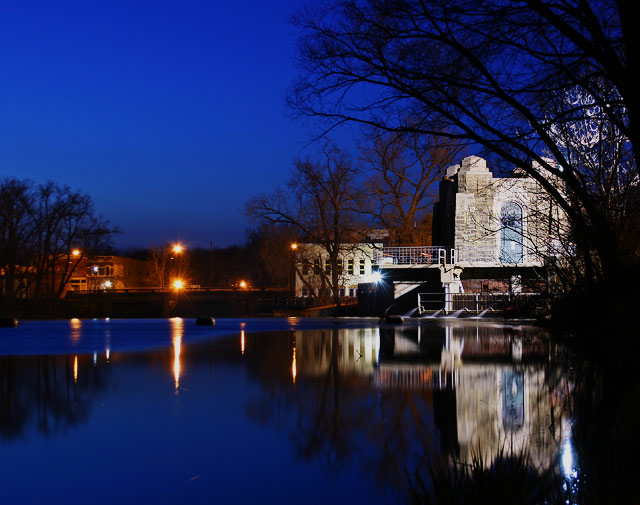 Upstream of Dam Building