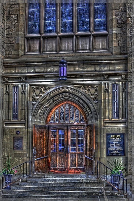A church