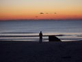 Girl at Sunrise in February