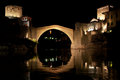 Stari Most by night