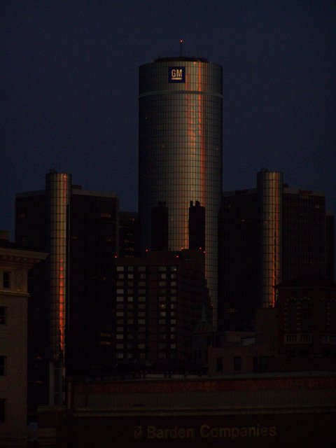 Ren Cen Sunset