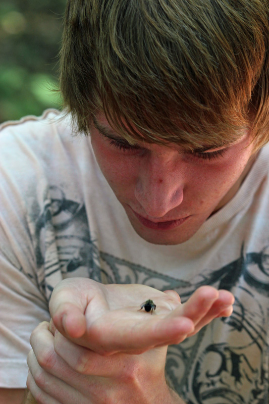 T.J.  and friend
