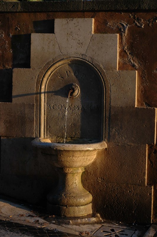 Campodoglio fountain