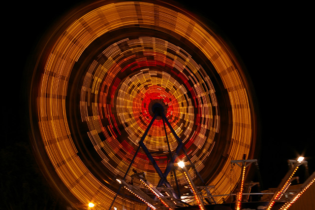 Ferris Wheel at Night