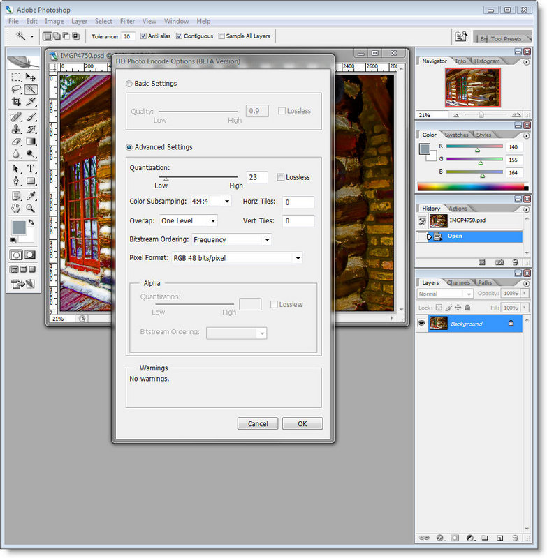 HD Photo Plug-In for Photoshop