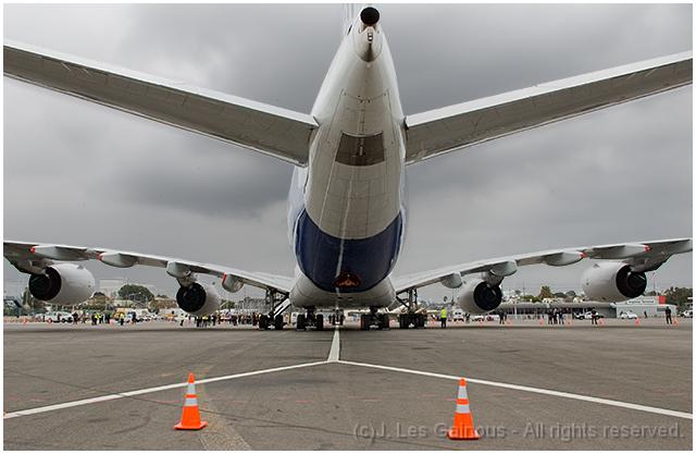 Airbus A380 - View from the Tail