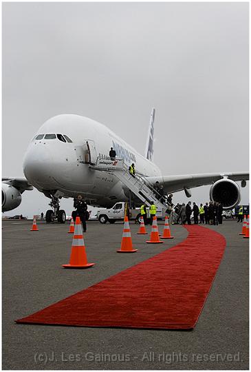 Airbus A380 - Red Carpet