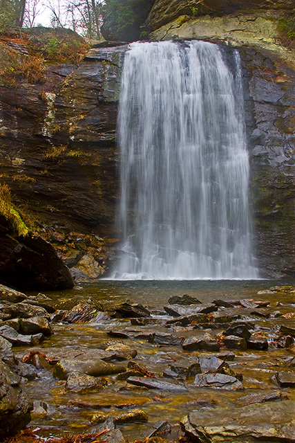 Looking Glass Falls in Autumn