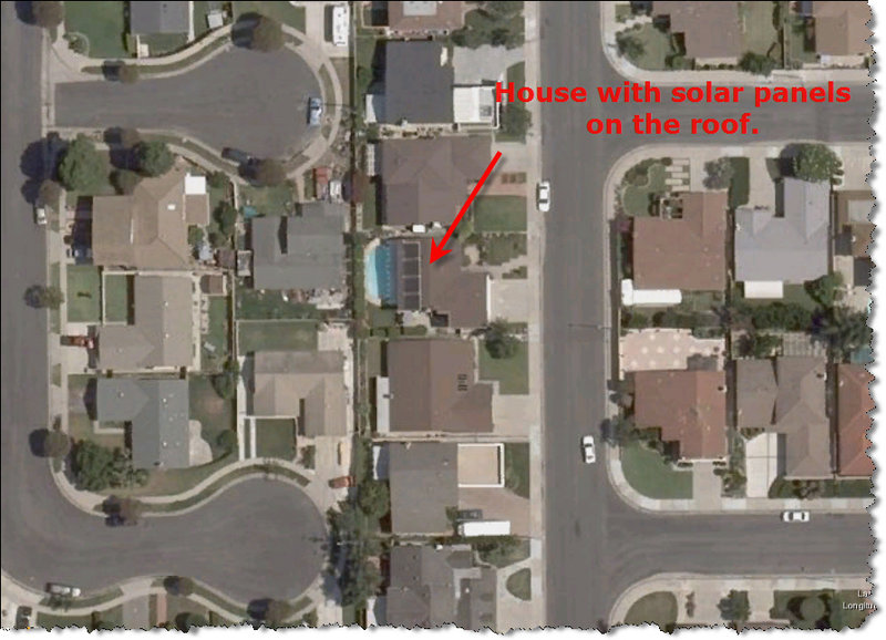 My House from Space