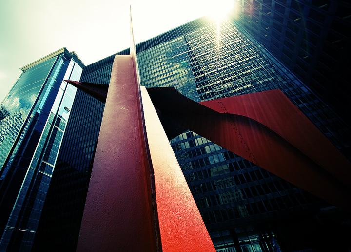 Calder's Flamingo