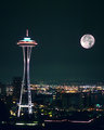 Seattle at night