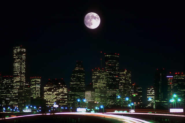 Houston at night!