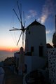 sunset at the Oia Windmill