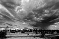 Storm Approaching B&W