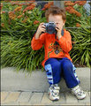 Our budding photographer