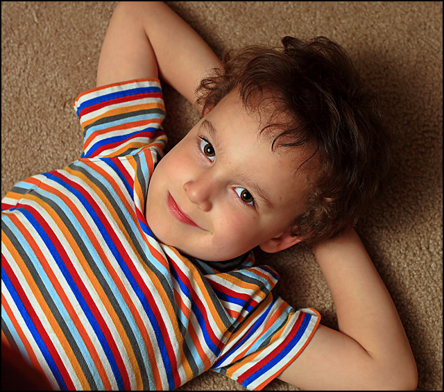 Aidan and yet another new light setup