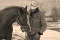 A man and his horse