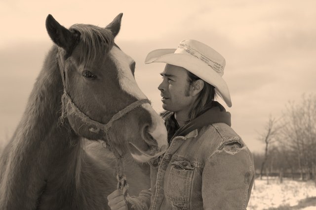 Man and Horse 4