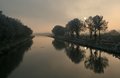 Canal Landscape -  Winter Sun