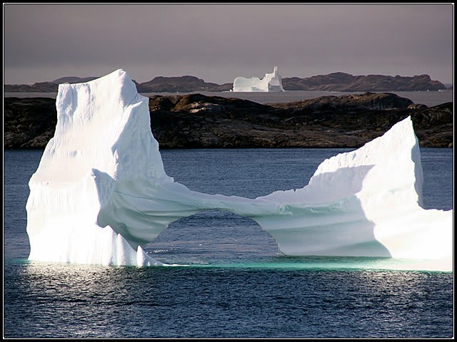 Arched Ice, Land, Ice and More Land