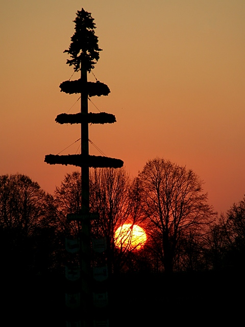 May Pole in December Sunset!?