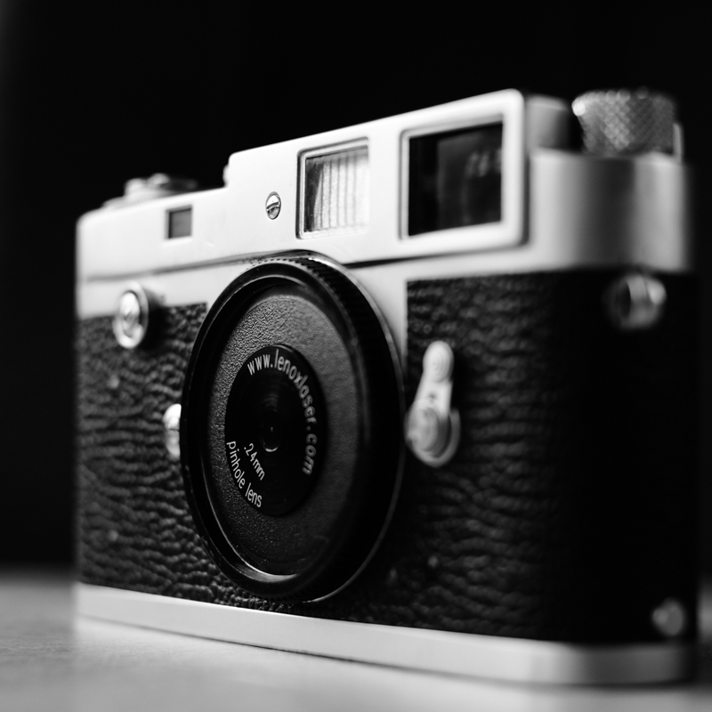 Leica M2 with pinhole