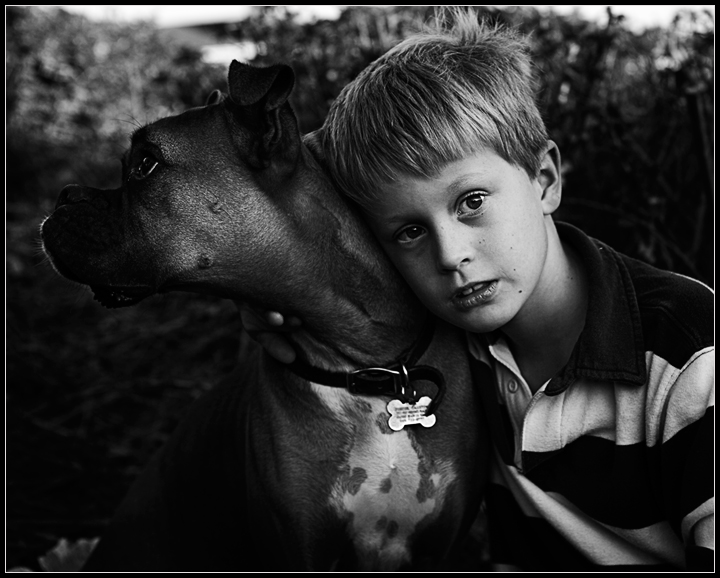 Boy and Dog