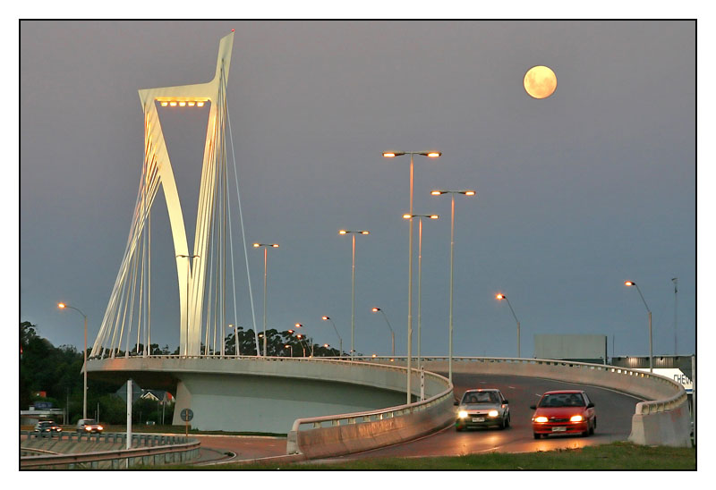 Bridge and Moon