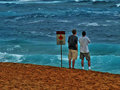 Watching the surf