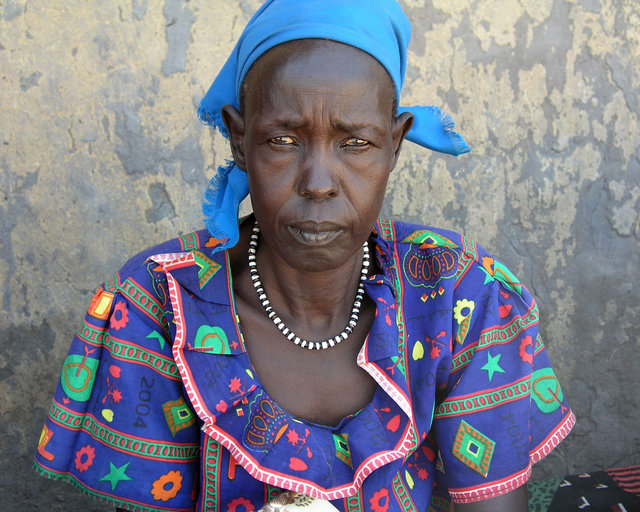Lady With Blue Hat
