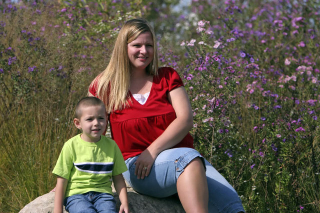 Jody and Logan at Independence Grove