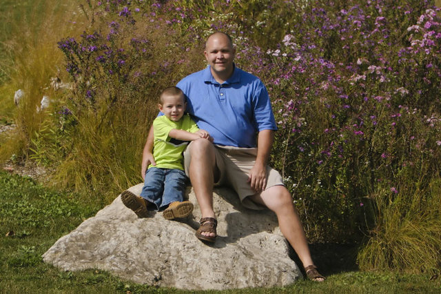 Logan and I at Independence Grove