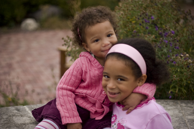 May and Emma at Independence Grove 1