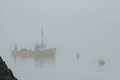 Lobster Boat in the Fog