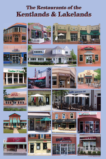 Kentlands Restaurant Poster 2004 Edition