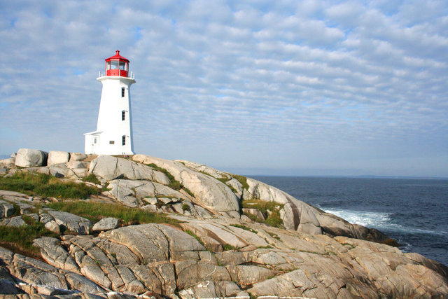 Lighthouse at Peggy's Point  I, Peggy's Cove, Nova Scotia
