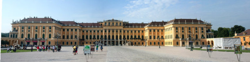 Schonbrun Palace Front Panorama