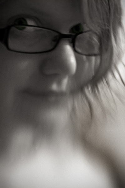 First Lensbaby Self Portrait