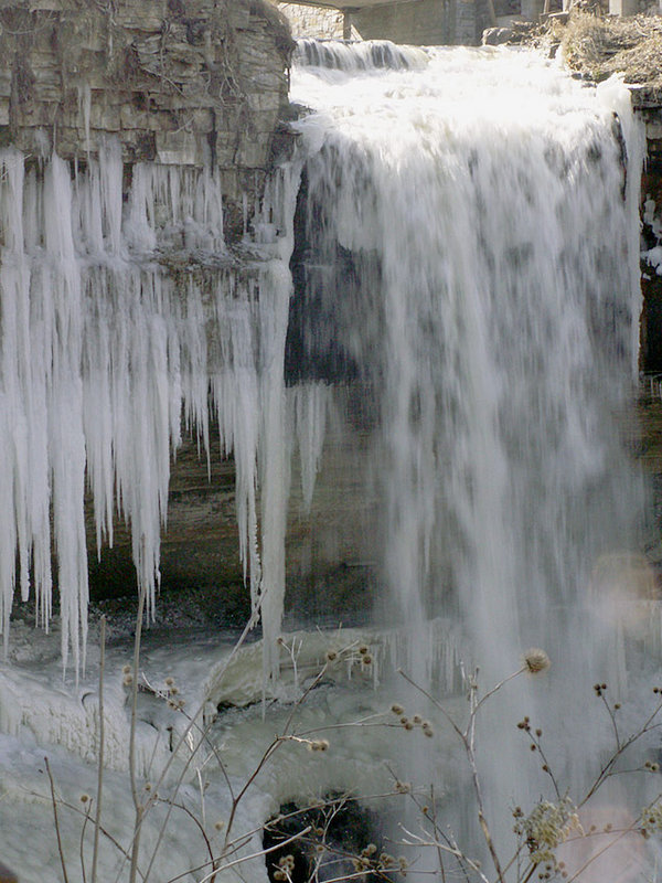 Waterfall and Icicles