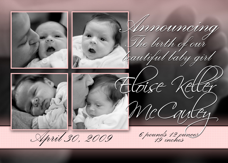 Birth Announcement