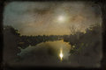 Full moon on the Yuba River