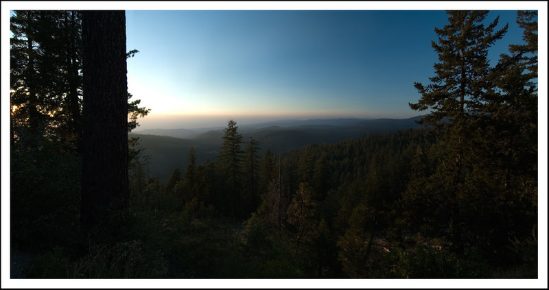 Smoke in the valley