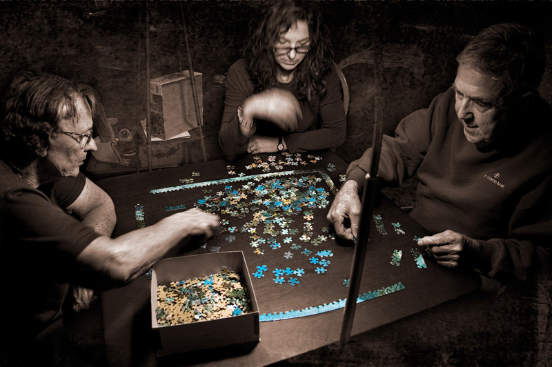 Working the Christmas puzzle