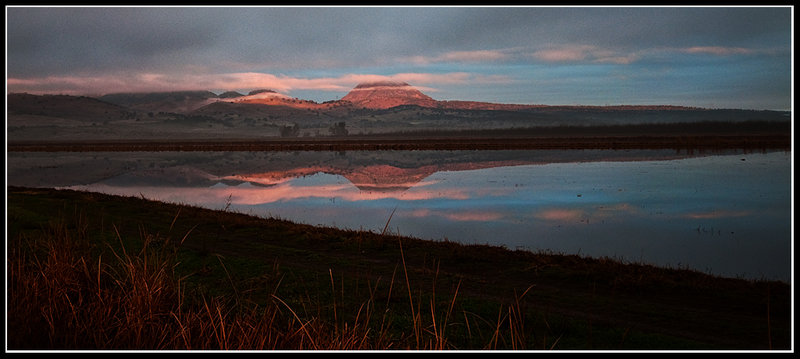 Sutter Buttes Sunrise and Fog